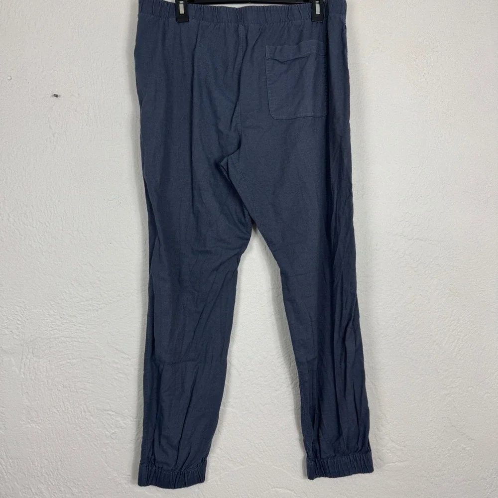 Mack Weldon Mens Blue Gray Cotton Stretch Sunday Jogger Pants‎ Size XL